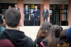 Başkan Yıldırım Prof. Dr. Nabi Avcı Anadolu Lisesi'nin Bayrak Törenine Katıldı