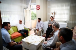 Başkan Yıldırım'dan Vatandaşlara Hasta Ziyareti