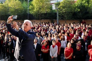 Başkan İsmet Yıldırım Yeni Haftaya Öğrencilerle Bir Araya Gelerek Başladı