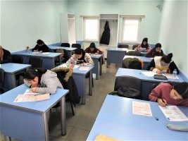 Ortaokul Ders Takviye Kursları'na Katılan Öğrencilere Deneme Sınavı