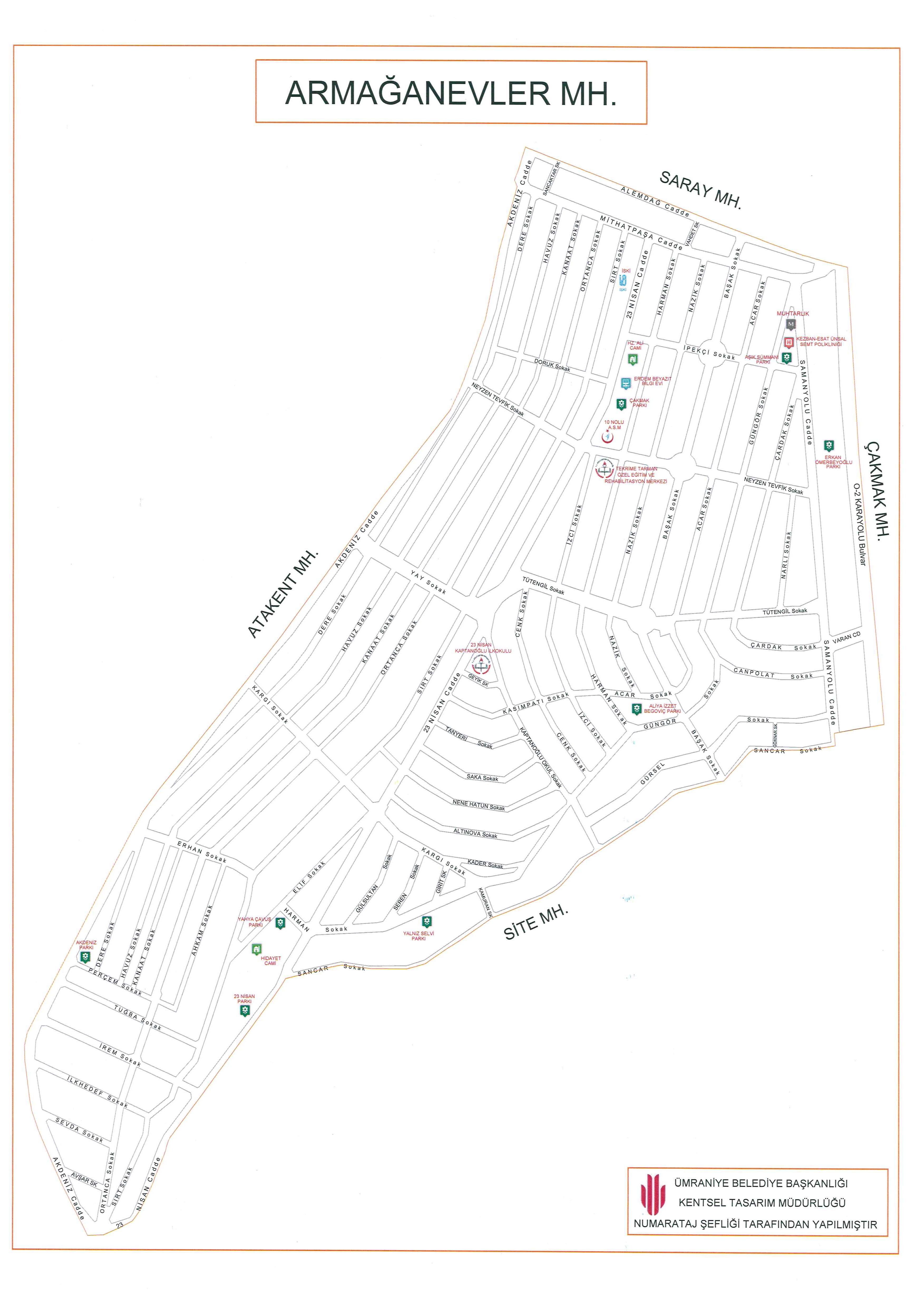 umraniye belediyesi mahalle haritalari